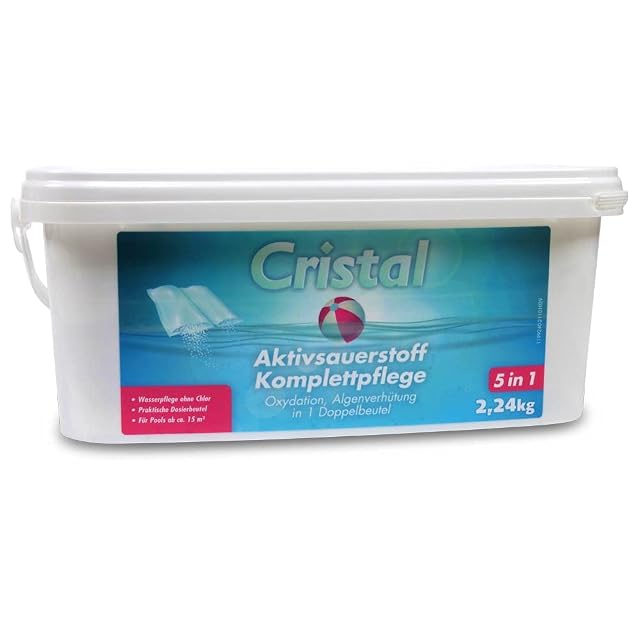 Cristal 5-in-1-Aktivsauerstoffgranulat in vordosierten Doppelkammerbeuteln