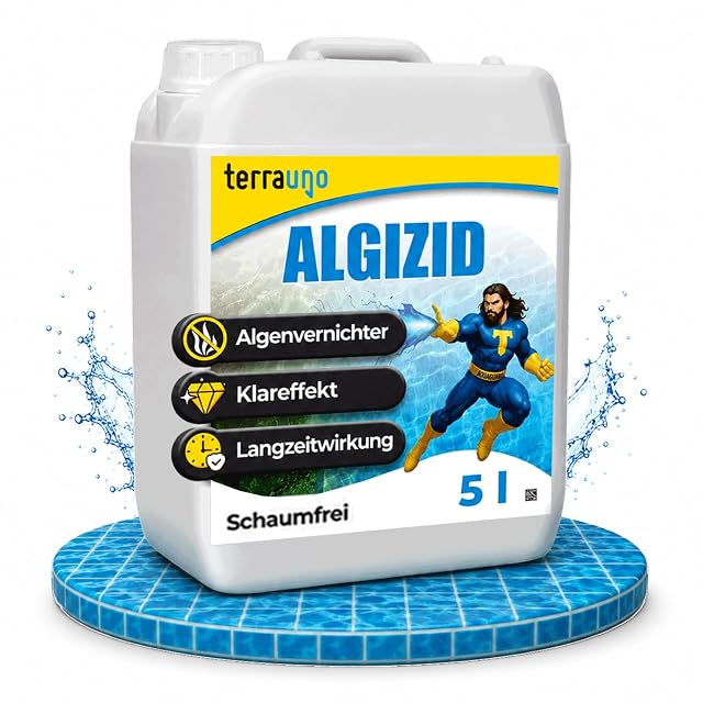TerraUno flüssiges Algizid mit Klareffekt im Fünf-Liter-Kanister