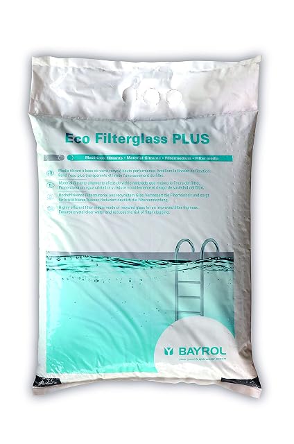 Bayrol Eco Filterglass Plus, fünfundzwanzig Kilogramm Recycling-Filterglas in 0,3 bis 1,0 Millimeter