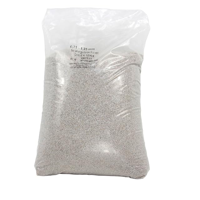 Höfer Chemie Fünfundzwanzig-Kilogramm-Sack Quarzfiltersand in 0,7 bis 1,25 Millimeter