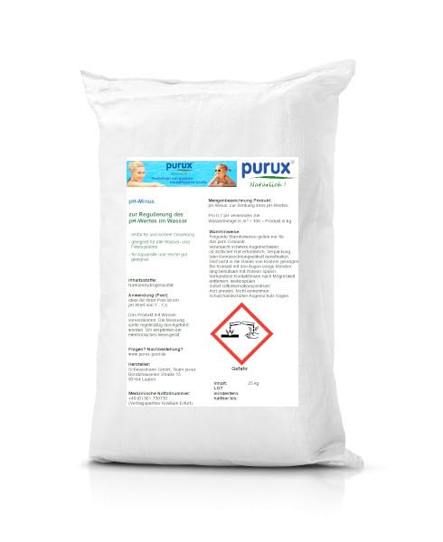 purux pH-Senker-Granulat im 25-Kilogramm-Sack in Lebensmittelqualität
