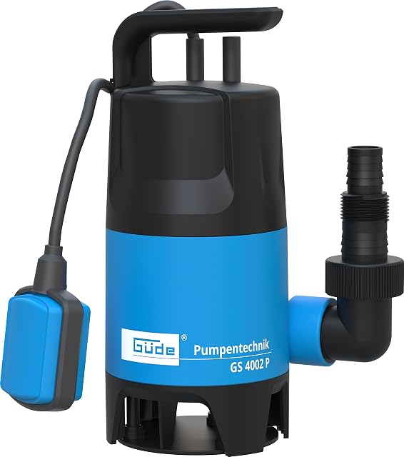 Güde-GS-4002-P-Tauchpumpe für Schmutzwasser mit verstellbarem Schwimmerschalter