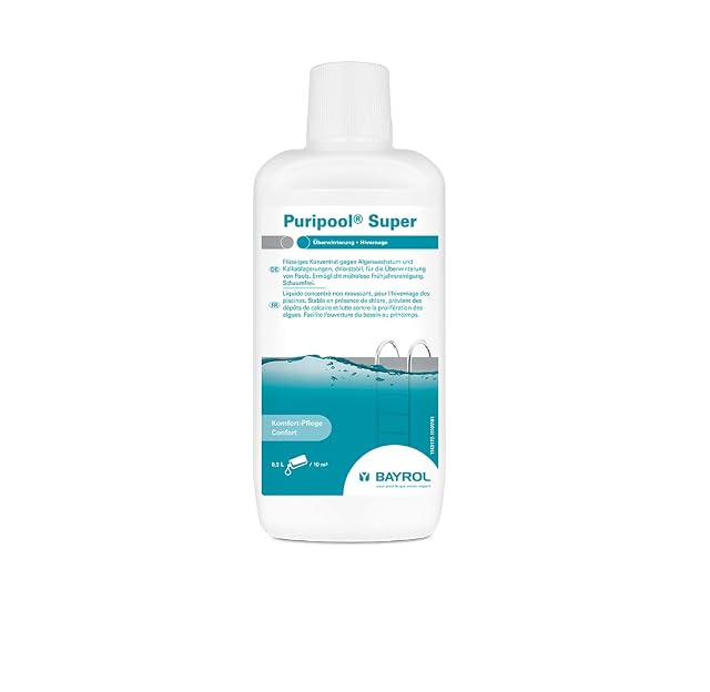 Ein-Liter-Flasche BAYROL Puripool Super flüssiges Überwinterungskonzentrat